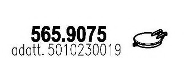 ASSO 565.9075 Exhaust Pipe